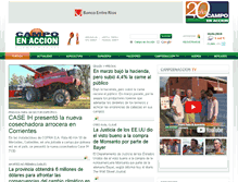 Tablet Screenshot of campoenaccion.com